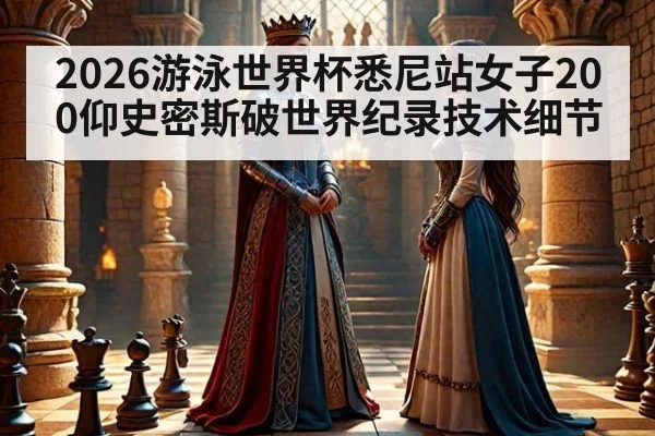 2026游泳世界杯悉尼站女子200仰史密斯破世界纪录技术细节