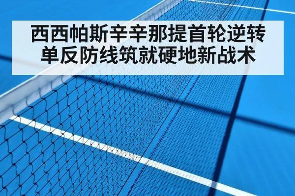 hard court tennis match